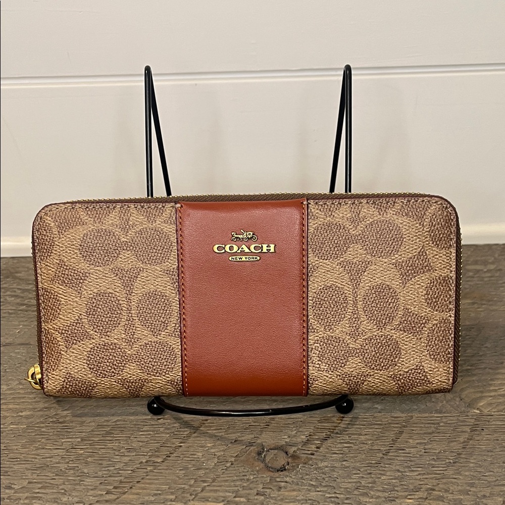 NWOT Coach Color-Block Coated Canvas Signature Sl… - image 4